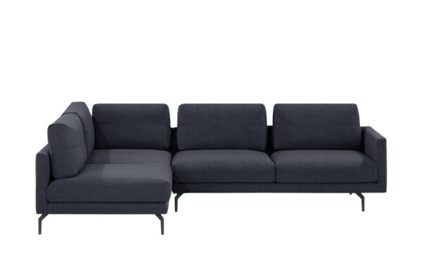 hülsta Sofa Ecksofa  HS 414 ¦ blau ¦ Maße (cm): B: 296 H: 88 T: 210 Polstermöbel > Sofas > Ecksofas - Höffner