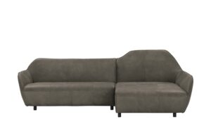 hülsta Sofa Ecksofa Leder  HS 480 ¦ grau ¦ Maße (cm): B: 278 H: 82 T: 164 Polstermöbel > Sofas > Ecksofas - Höffner