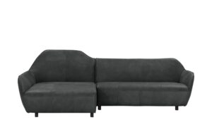 hülsta Sofa Ecksofa Leder  HS 480 ¦ grau ¦ Maße (cm): B: 278 H: 82 T: 164 Polstermöbel > Sofas > Ecksofas - Höffner