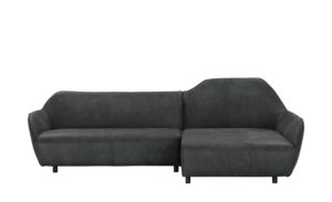 hülsta Sofa Ecksofa Leder  HS 480 ¦ grau ¦ Maße (cm): B: 278 H: 82 T: 164 Polstermöbel > Sofas > Ecksofas - Höffner