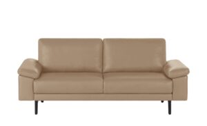 hülsta Sofa Sofabank aus Leder  HS 450 ¦ beige ¦ Maße (cm): B: 198 H: 85 T: 95 Polstermöbel > Sofas > Einzelsofas - Höffner