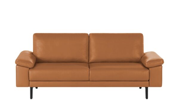 hülsta Sofa Sofabank aus Leder  HS 450 ¦ braun ¦ Maße (cm): B: 198 H: 85 T: 95 Polstermöbel > Sofas > Einzelsofas - Höffner