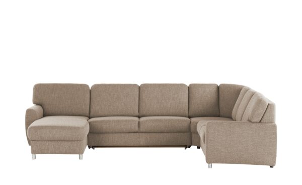 smart Wohnlandschaft  Valencia ¦ braun ¦ Maße (cm): B: 341 H: 90 T: 240 Polstermöbel > Sofas > Schlafsofas - Höffner