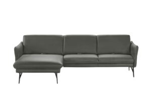 himolla Ecksofa Leder  1928 ¦ grau ¦ Maße (cm): H: 83 Polstermöbel > Sofas > Ecksofas - Höffner