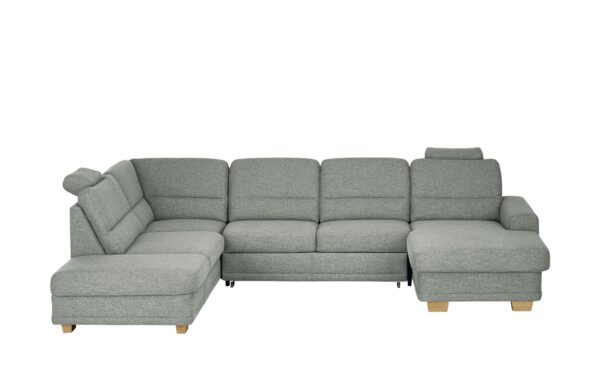 meinSofa Wohnlandschaft  Marc ¦ grau ¦ Maße (cm): B: 311 H: 85 T: 234 Polstermöbel > Sofas > Schlafsofas - Höffner