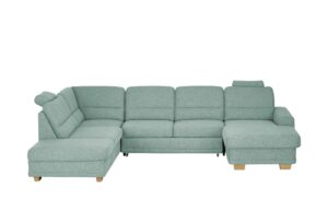 meinSofa Wohnlandschaft  Marc ¦ türkis/petrol ¦ Maße (cm): B: 311 H: 85 T: 234 Polstermöbel > Sofas > Schlafsofas - Höffner