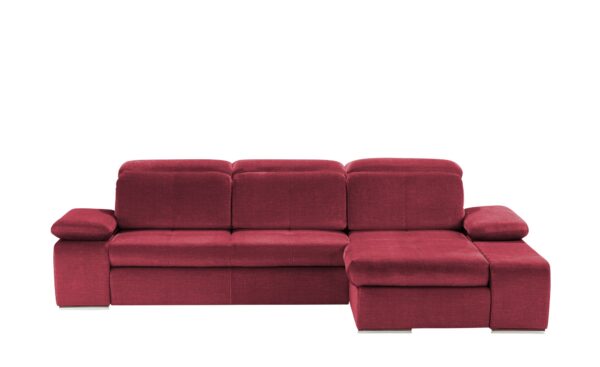 switch Ecksofa  Avilla ¦ rot ¦ Maße (cm): B: 285 H: 86 T: 187 Polstermöbel > Sofas > Ecksofas - Höffner