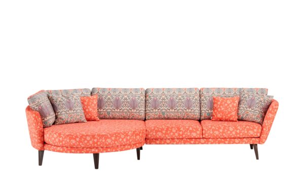 bassetti by SCHRÖNO Ecksofa  Livorno ¦ rot ¦ Maße (cm): B: 338 H: 88 T: 150 Polstermöbel > Sofas > Ecksofas - Höffner