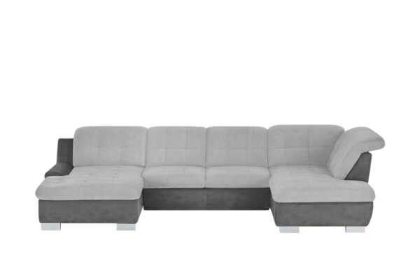 Lounge Collection Wohnlandschaft  Davinci ¦ grau ¦ Maße (cm): B: 346 H: 85 T: 195 Polstermöbel > Sofas > Wohnlandschaften - Höffner