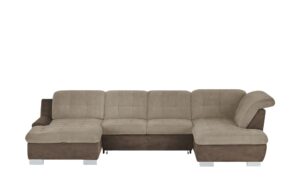 Lounge Collection Wohnlandschaft  Davinci ¦ braun ¦ Maße (cm): B: 346 H: 85 T: 195 Polstermöbel > Sofas > Schlafsofas - Höffner