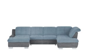 Lounge Collection Wohnlandschaft  Davinci ¦ grau ¦ Maße (cm): B: 346 H: 85 T: 195 Polstermöbel > Sofas > Schlafsofas - Höffner