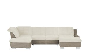 Lounge Collection Wohnlandschaft  Davinci ¦ beige ¦ Maße (cm): B: 346 H: 85 T: 195 Polstermöbel > Sofas > Schlafsofas - Höffner