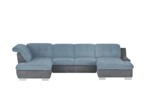 Lounge Collection Wohnlandschaft  Davinci ¦ grau ¦ Maße (cm): B: 346 H: 85 T: 195 Polstermöbel > Sofas > Wohnlandschaften - Höffner