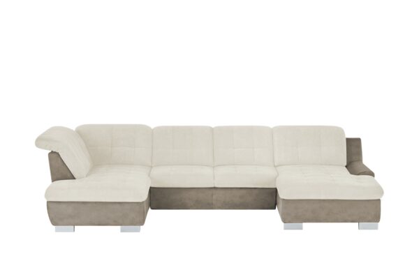 Lounge Collection Wohnlandschaft  Davinci ¦ beige ¦ Maße (cm): B: 346 H: 85 T: 195 Polstermöbel > Sofas > Wohnlandschaften - Höffner