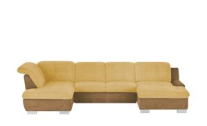 Lounge Collection Wohnlandschaft  Davinci ¦ orange ¦ Maße (cm): B: 346 H: 85 T: 195 Polstermöbel > Sofas > Wohnlandschaften - Höffner