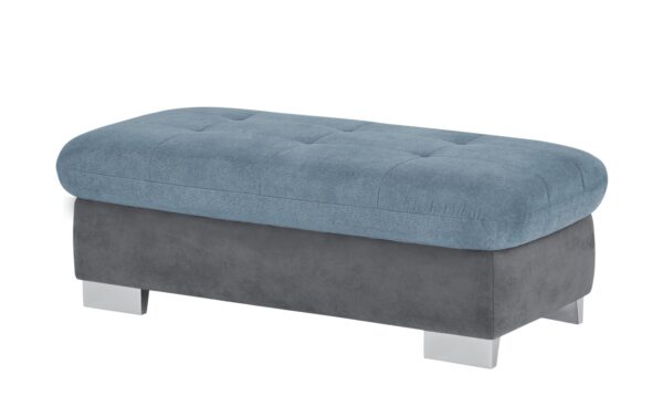 Lounge Collection Polsterhocker XXL  Davinci ¦ grau ¦ Maße (cm): B: 135 H: 47 T: 65 Polstermöbel > Hocker - Höffner