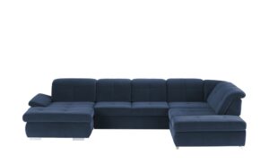 Lounge Collection Wohnlandschaft Mikrofaser  Affair ¦ blau Polstermöbel > Sofas > Wohnlandschaften - Höffner