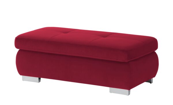 Lounge Collection Polsterhocker  Affair ¦ rot ¦ Maße (cm): B: 129 H: 47 T: 64 Polstermöbel > Hocker - Höffner