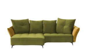 Ecksofa  Crease ¦ grün ¦ Maße (cm): B: 290 H: 80 T: 175 Polstermöbel > Sofas > Ecksofas - Höffner