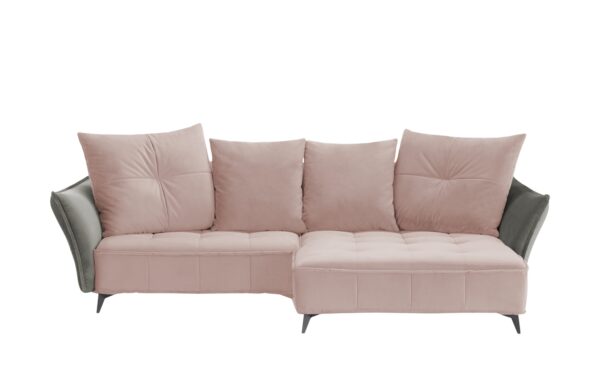 Ecksofa  Crease ¦ rosa/pink ¦ Maße (cm): B: 290 H: 80 T: 175 Polstermöbel > Sofas > Ecksofas - Höffner