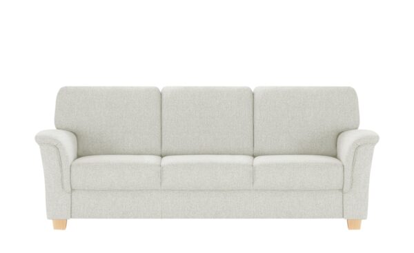 smart Sofa  Valencia ¦ grau ¦ Maße (cm): B: 224 H: 90 T: 93 Polstermöbel > Sofas > 3-Sitzer - Höffner