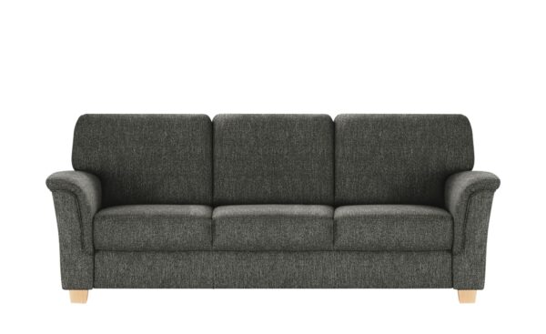 smart Sofa  Valencia ¦ schwarz ¦ Maße (cm): B: 224 H: 90 T: 93 Polstermöbel > Sofas > 3-Sitzer - Höffner
