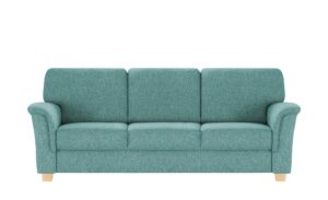 smart Sofa  Valencia ¦ türkis/petrol ¦ Maße (cm): B: 224 H: 90 T: 93 Polstermöbel > Sofas > 3-Sitzer - Höffner