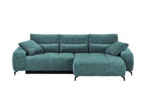 bobb Ecksofa mit Boxspringpolsterung  Filis de Luxe ¦ türkis/petrol ¦ Maße (cm): B: 302 H: 90 T: 186 Polstermöbel > Sofas > Ecksofas - Höffner