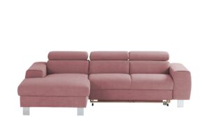 uno Ecksofa  Los Angeles ¦ rosa/pink ¦ Maße (cm): B: 244 H: 72 T: 166 Polstermöbel > Sofas > Ecksofas - Höffner