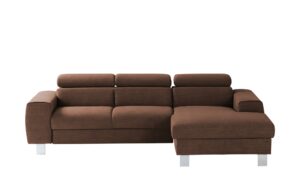 uno Ecksofa  Los Angeles ¦ braun ¦ Maße (cm): B: 244 H: 72 T: 166 Polstermöbel > Sofas > Ecksofas - Höffner