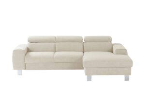 uno Ecksofa  Los Angeles ¦ creme ¦ Maße (cm): B: 244 H: 72 T: 166 Polstermöbel > Sofas > Ecksofas - Höffner