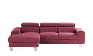 uno Ecksofa  Los Angeles ¦ rosa/pink ¦ Maße (cm): B: 244 H: 72 T: 166 Polstermöbel > Sofas > Ecksofas - Höffner