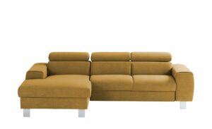 uno Ecksofa  Los Angeles ¦ gelb ¦ Maße (cm): B: 244 H: 72 T: 166 Polstermöbel > Sofas > Ecksofas - Höffner