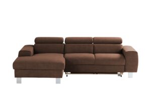 uno Ecksofa  Los Angeles ¦ braun ¦ Maße (cm): B: 244 H: 72 T: 166 Polstermöbel > Sofas > Ecksofas - Höffner