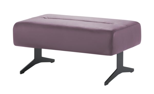 Stressless Hocker aus Leder  Stella ¦ lila/violett ¦ Maße (cm): B: 90 H: 44 T: 57 Polstermöbel > Hocker - Höffner