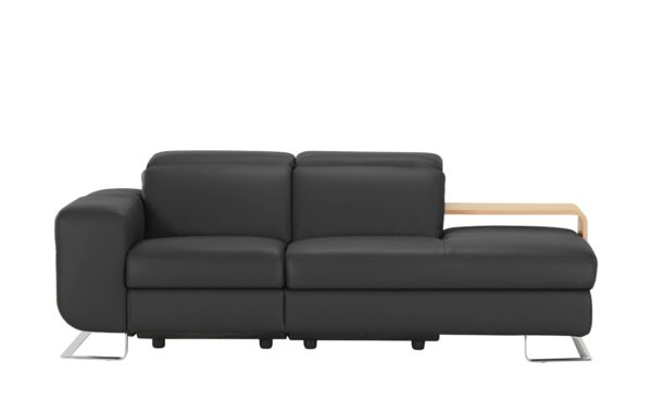 JOOP! Ledersofa  8151 ¦ schwarz ¦ Maße (cm): B: 211 H: 74 T: 111 Polstermöbel > Sofas > Einzelsofas - Höffner