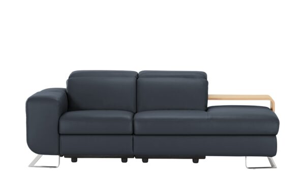 JOOP! Ledersofa  8151 ¦ blau ¦ Maße (cm): B: 211 H: 74 T: 111 Polstermöbel > Sofas > Einzelsofas - Höffner