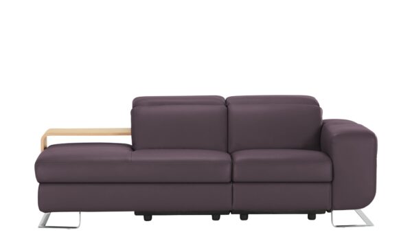 JOOP! Ledersofa  8151 ¦ lila/violett ¦ Maße (cm): B: 211 H: 74 T: 111 Polstermöbel > Sofas > Einzelsofas - Höffner