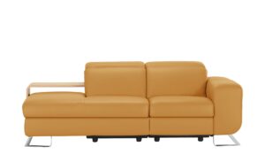 JOOP! Ledersofa  8151 ¦ gelb ¦ Maße (cm): B: 211 H: 74 T: 111 Polstermöbel > Sofas > Einzelsofas - Höffner