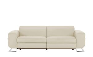 JOOP! Ledersofa  8151 ¦ beige ¦ Maße (cm): B: 238 H: 74 T: 111 Polstermöbel > Sofas > 3-Sitzer - Höffner