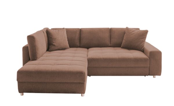 bobb Ecksofa  Arissa de Luxe ¦ kupfer ¦ Maße (cm): B: 265 H: 84 T: 209 Polstermöbel > Sofas > Ecksofas - Höffner