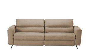 Wohnwert Ledersofa  Carisma ¦ beige ¦ Maße (cm): B: 218 H: 82 T: 96 Polstermöbel > Sofas > 3-Sitzer - Höffner