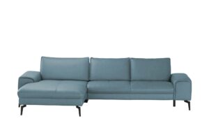 Wohnwert Ecksofa Leder  Kalea ¦ türkis/petrol ¦ Maße (cm): B: 303 H: 82 T: 180 Polstermöbel > Sofas > Ecksofas - Höffner