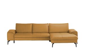 Wohnwert Ecksofa Leder  Kalea ¦ gelb ¦ Maße (cm): B: 180 H: 82 T: 303 Polstermöbel > Sofas > Ecksofas - Höffner