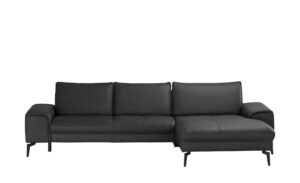 Wohnwert Ecksofa Leder  Kalea ¦ schwarz ¦ Maße (cm): B: 303 H: 82 T: 180 Polstermöbel > Sofas > Ecksofas - Höffner