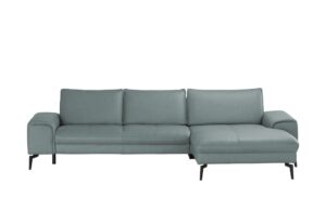 Wohnwert Ecksofa Leder  Kalea ¦ blau ¦ Maße (cm): B: 303 H: 82 T: 180 Polstermöbel > Sofas > Ecksofas - Höffner