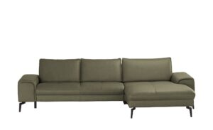 Wohnwert Ecksofa Leder  Kalea ¦ grün ¦ Maße (cm): B: 303 H: 82 T: 180 Polstermöbel > Sofas > Ecksofas - Höffner