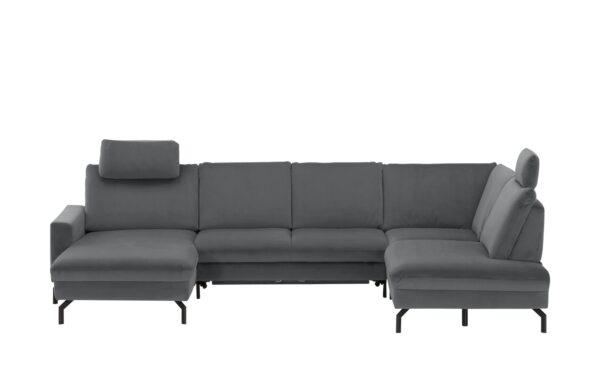 meinSofa Wohnlandschaft  Grace ¦ grau ¦ Maße (cm): B: 332 H: 89 T: 220 Polstermöbel > Sofas > Schlafsofas - Höffner