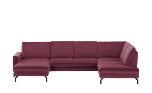 meinSofa Wohnlandschaft  Grace ¦ lila/violett ¦ Maße (cm): B: 332 H: 89 T: 220 Polstermöbel > Sofas > Wohnlandschaften - Höffner