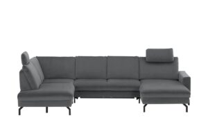 meinSofa Wohnlandschaft  Grace ¦ grau ¦ Maße (cm): B: 332 H: 89 T: 220 Polstermöbel > Sofas > Schlafsofas - Höffner